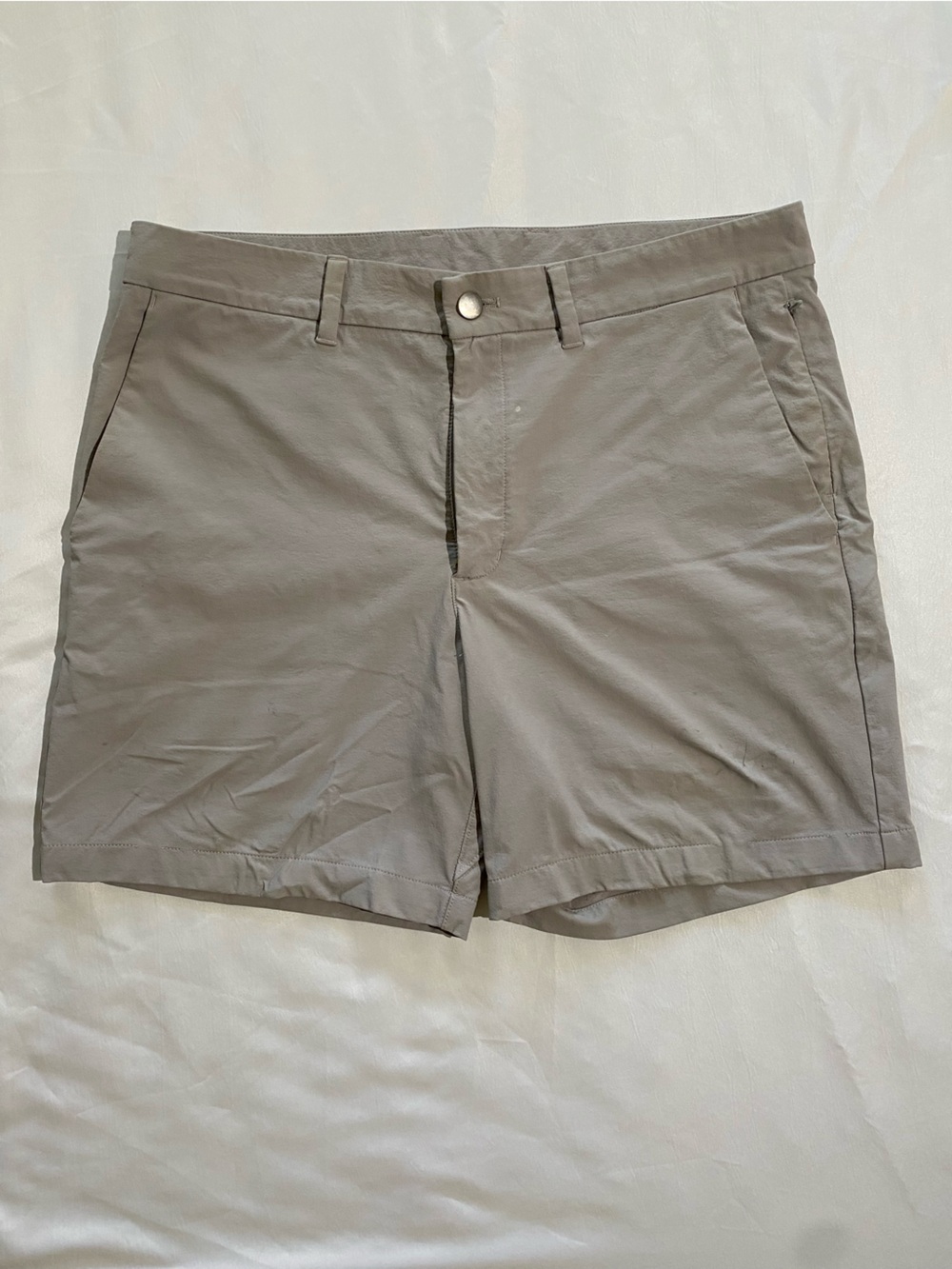 Men's Casual Chino Shorts in Grey